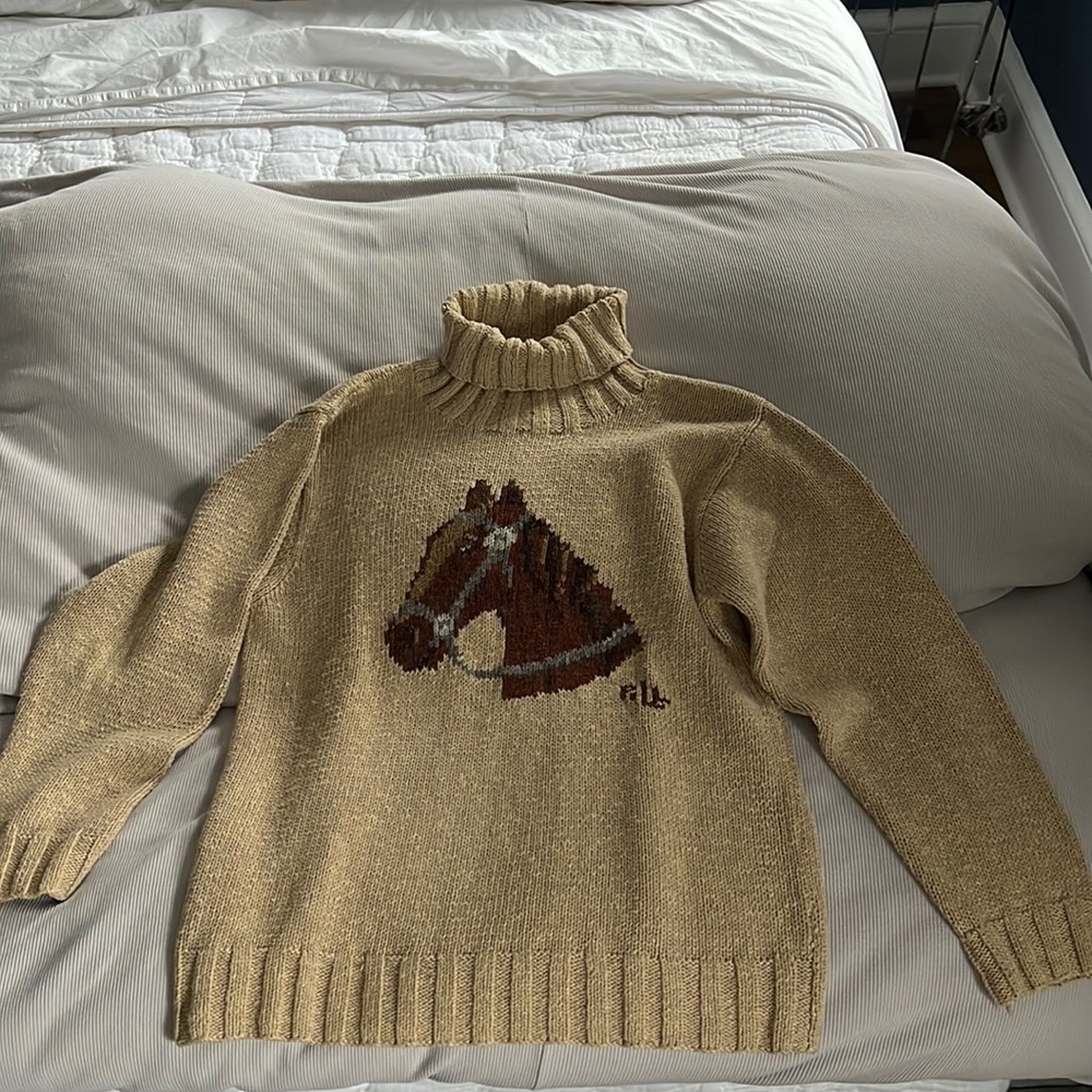 Ralph Lauren vintage wool sweater petite